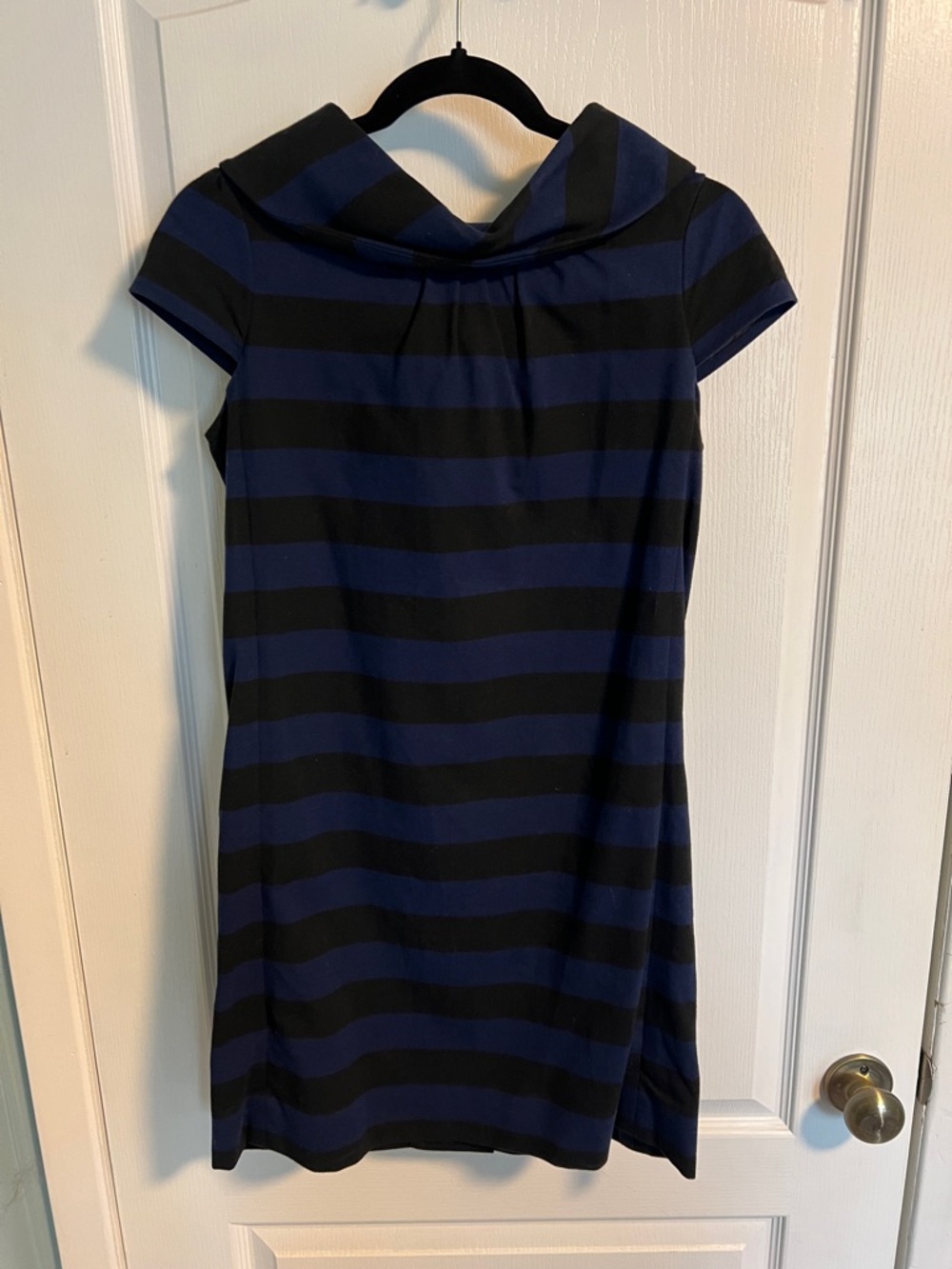kate spade Navy and Black Striped Mini Dress